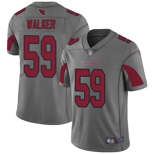 Arizona Cardinals Limited Silver Men Joe Walker Jersey NFL Football #59 Inverted Legend